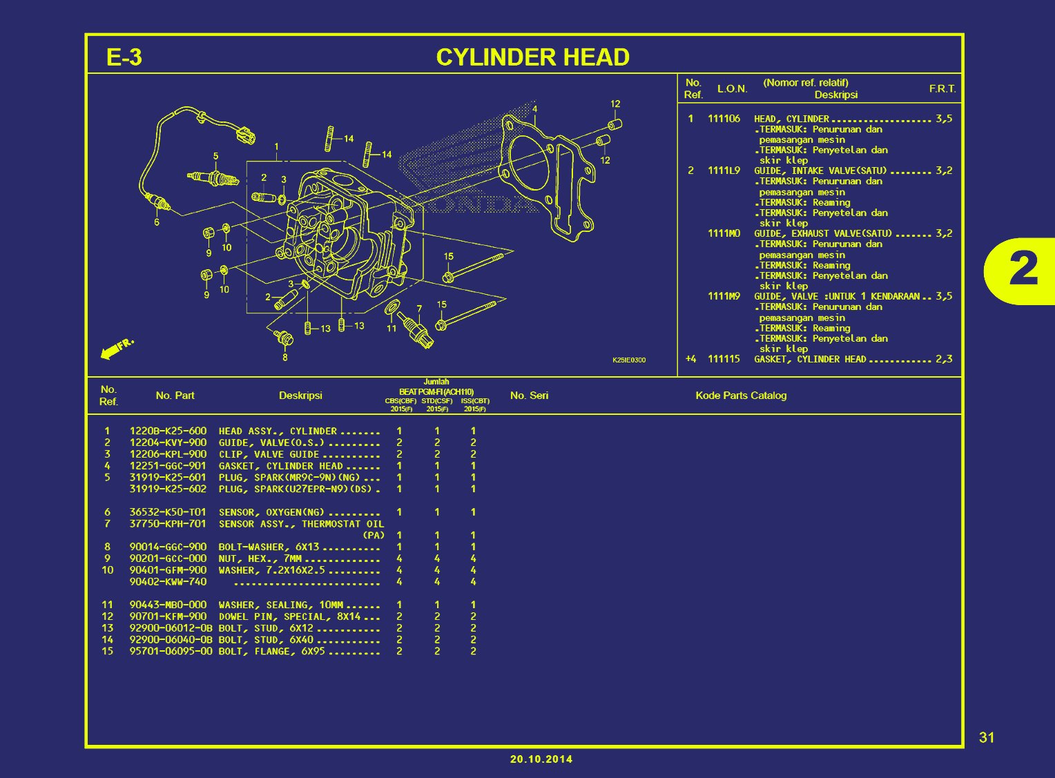 BEAT ESP-CYLINDER HEAD A