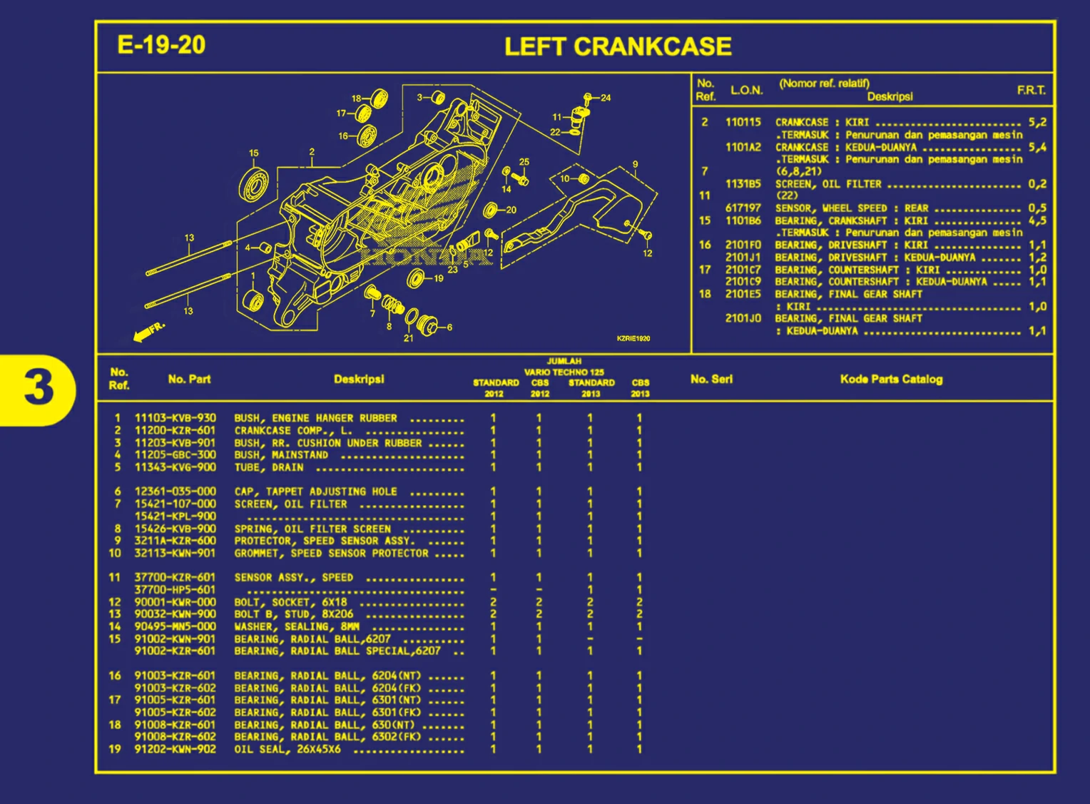 left crankcase 1