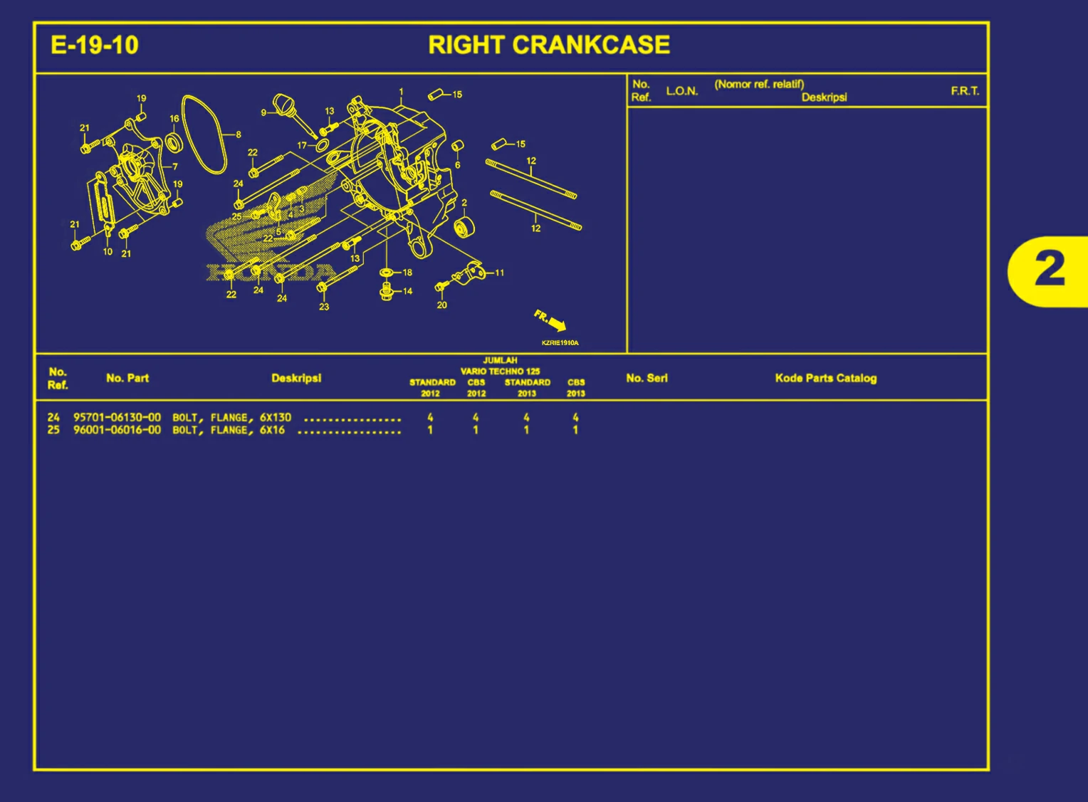 right crankcase 2
