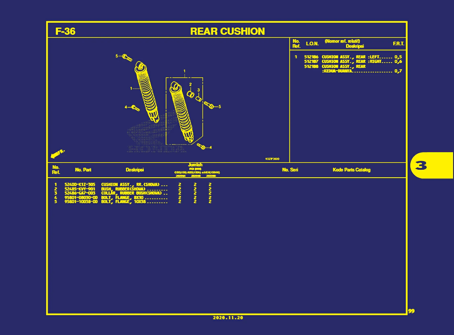 rear cushion