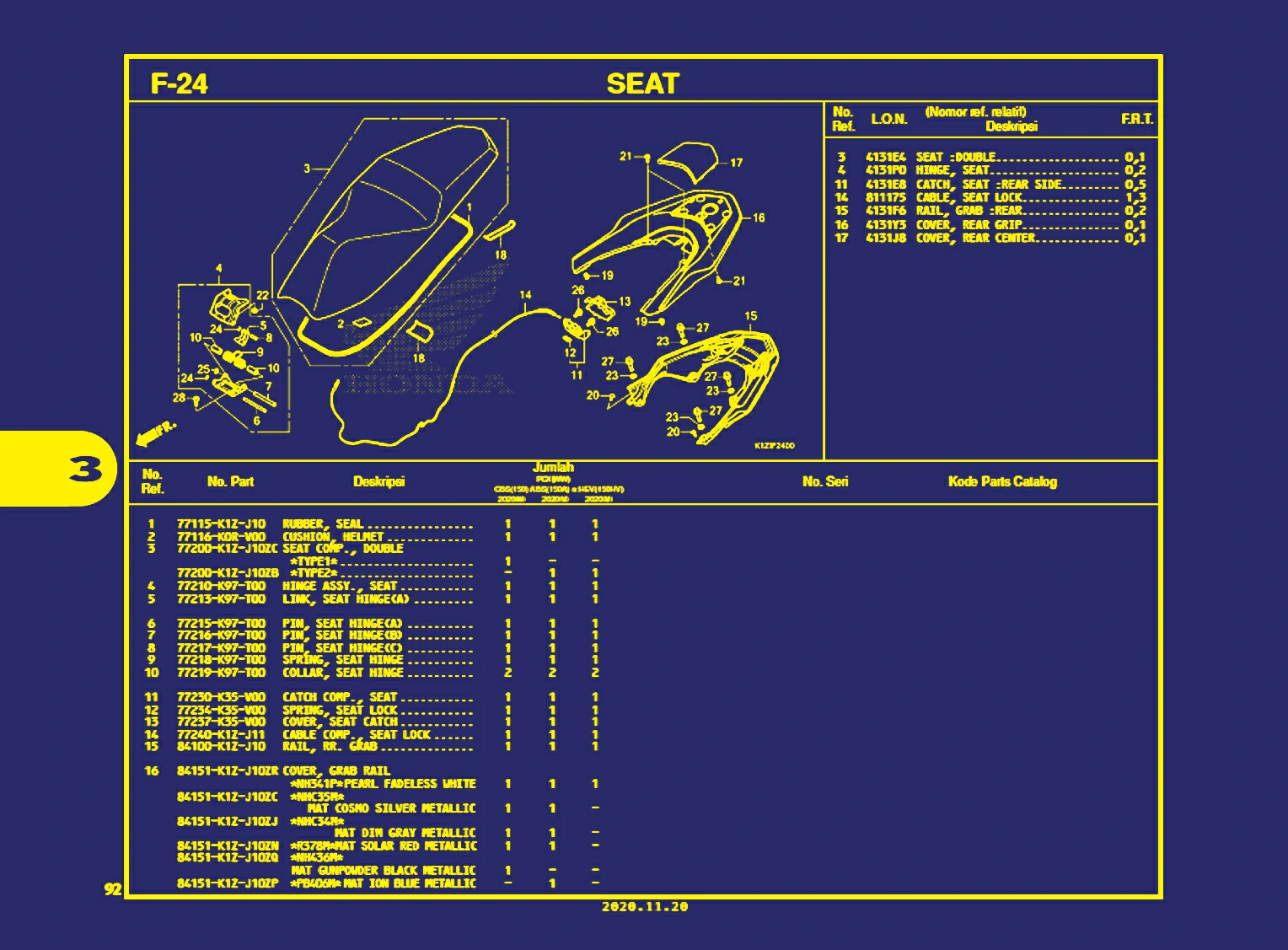 seat 1