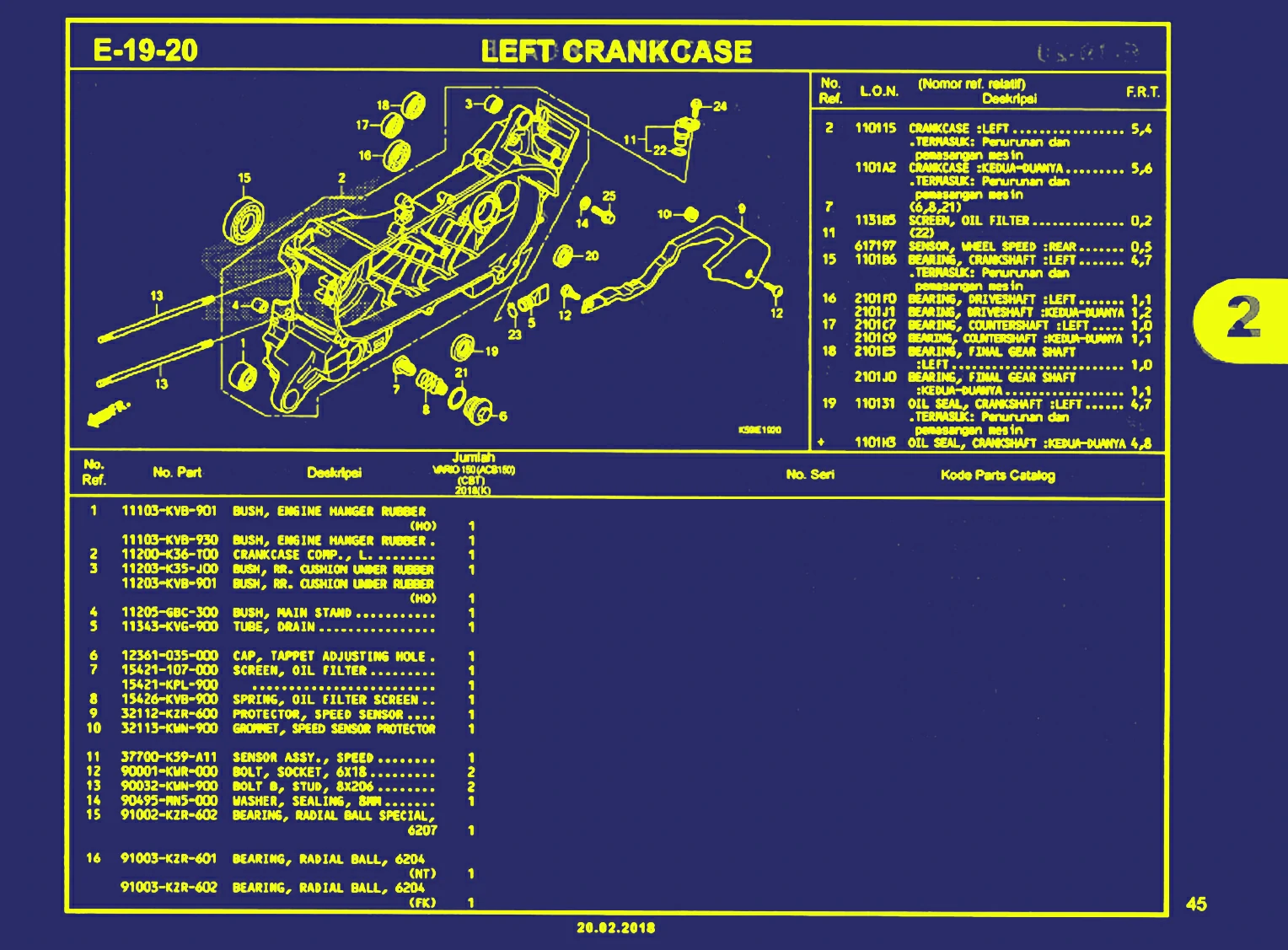 left crankcase 1