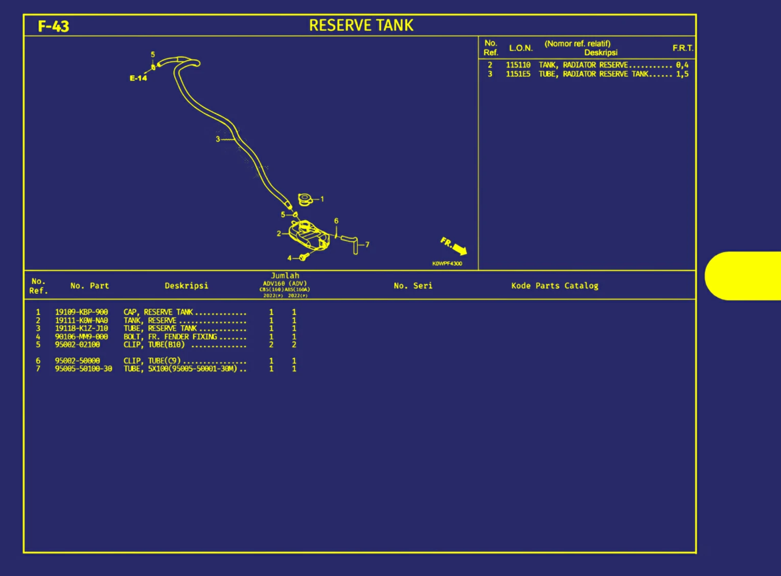 reserve tank