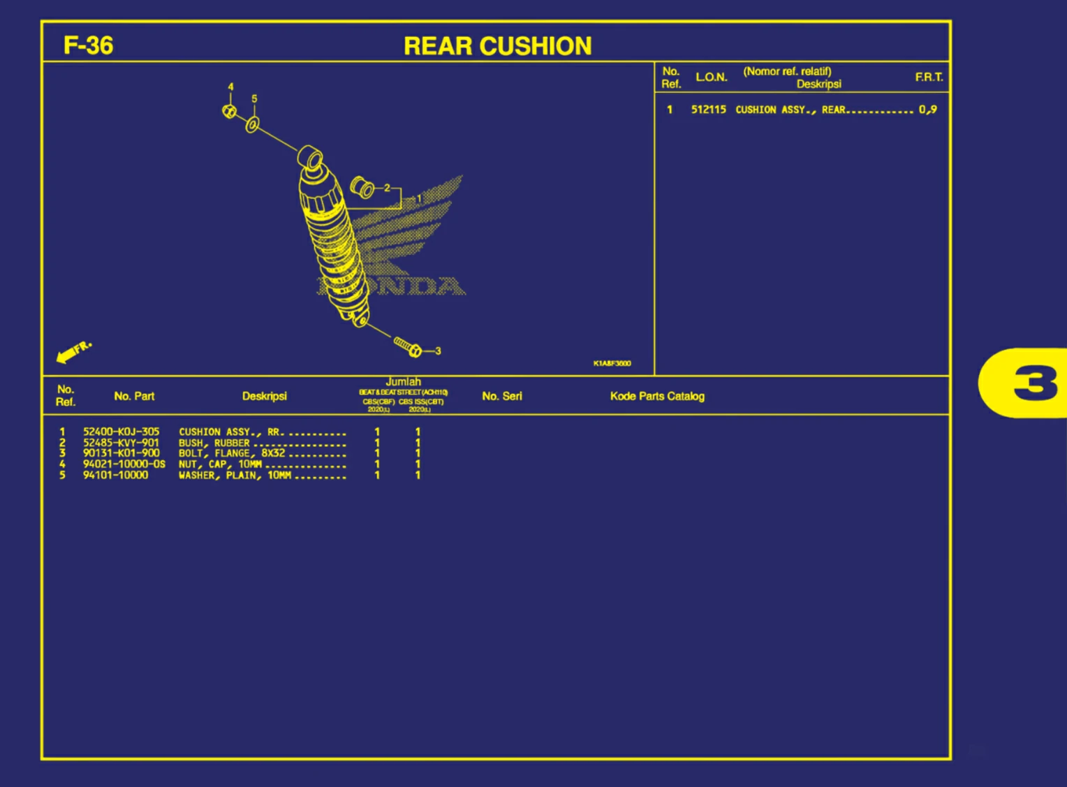 rear cushion
