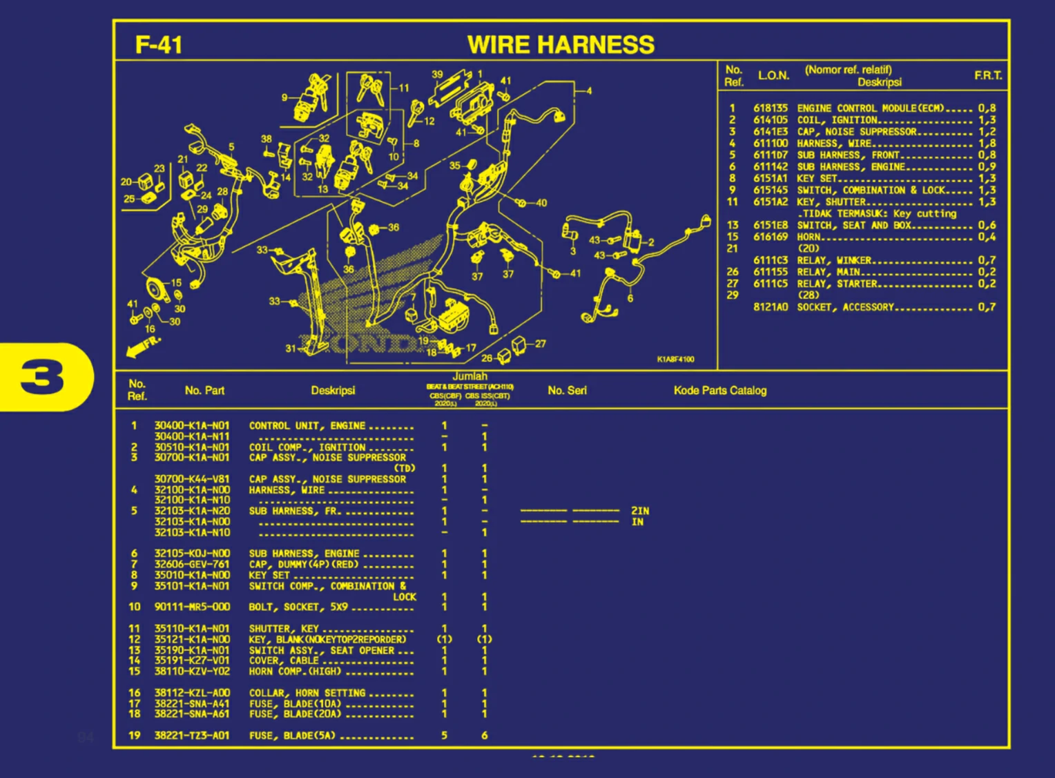 wire harness 1