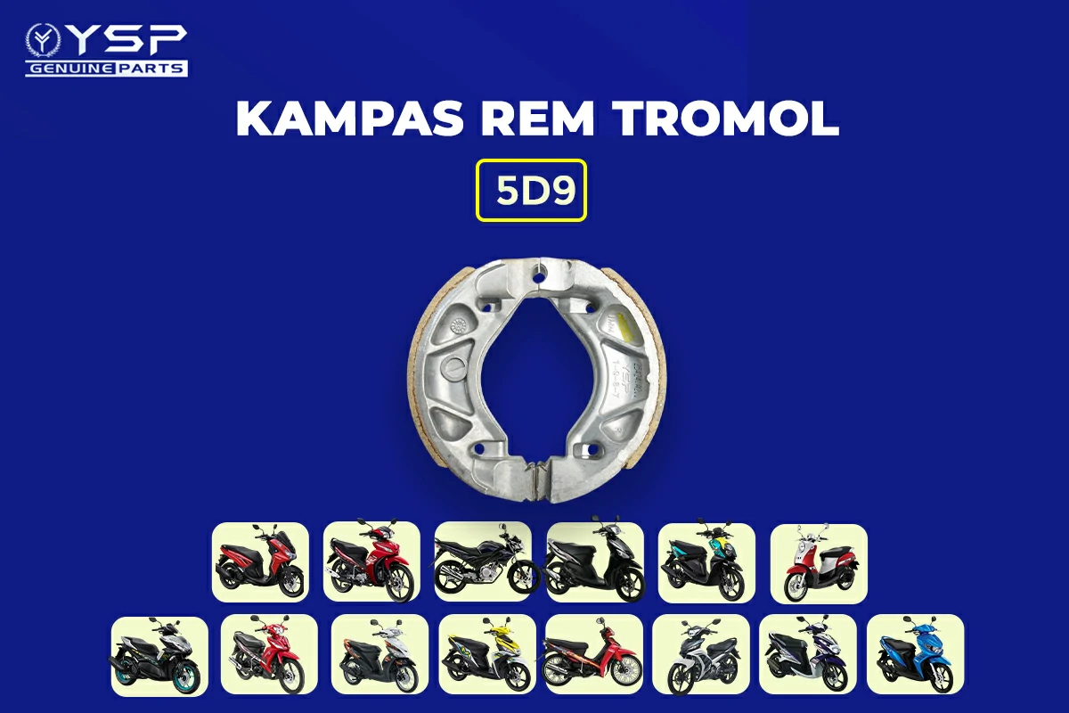 kampas rem tromol (5D9)