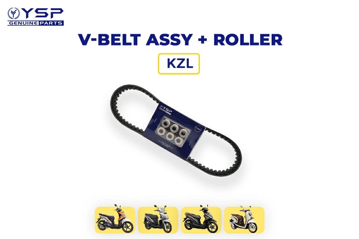 V-belt assy + roller (KZL)