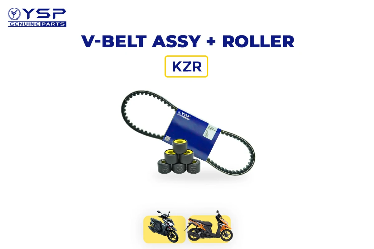 V-belt assy + roller (KZR)
